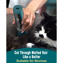 oneisall Cat Clippers for Matted Fur, 5-Speed Quiet Cordless Cat&Dog Grooming Cl