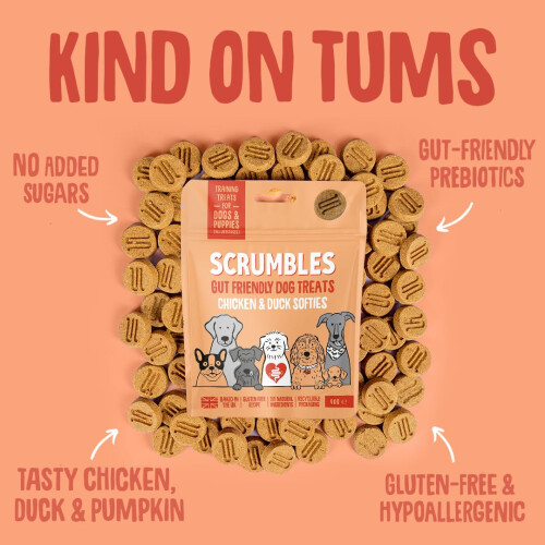 Scrumbles Scrumbles Softies, Chicken & Duck Training Treats, 90g 2