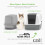 Catit Catit Large Hooded Grey Litter Box with Airsift Filter System 2