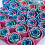 100Pcs/Set 10 Sizes Hair Perm Rods Kit Cold Permanent Bar Plastic Curlers Rollers Set Wave Fluffy Corn Hair Maker Styling 10