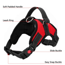 FYY Dog Harness No Pull, Breathable Adjustable Pet Vest, Reflective Oxford Easy