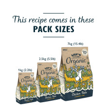 Lily’s Kitchen Made with Natural Ingredients Adult Dry Dog Food Organic Chicken Bake Balanced Nutrition 1kg