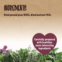 Rosewood Naturals Pea 'n' Beetroot Nibble Rings Treats for Rabbits, Guinea Pigs,