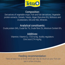 Tetra Goldfish Gold Colour Fish Food, Premium Fish Food with Colour Enhancers for All Goldfish, 75 g