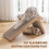 Cat Scratching Board Post, L Shape Vertical Cat Scratcher Cardboard, 58cm 3