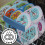 Tyrrell Katz Divider Plate in Pink with 4 Sections and Unicorns Design 3