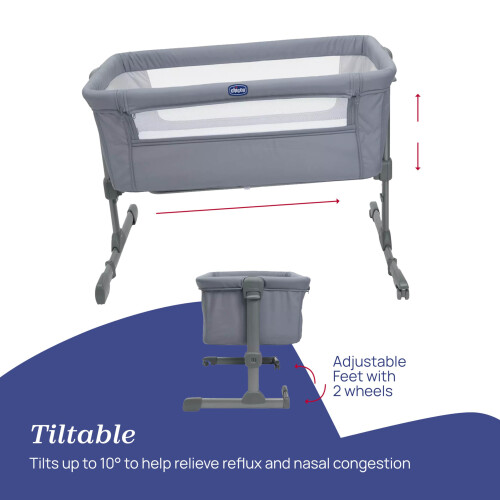 Chicco Next2Me Essential Infant Cosleeping Crib Sustainable Compatible 2