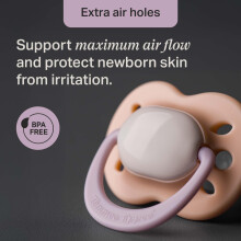 Tommee Tippee Ultimate Fit Soother, 0-6 Months, 4 Pack, Colour Blocked, Orthodon