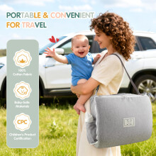 Baby Nest Pod for Newborn Foldable Baby Nest Baby Bed for Tummy TimeP