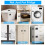 Flintronic Refrigerator Locks with Password 1 Pcs Home Fridge Lock No 5