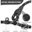 Reflective Slip Lead Dog Leash, Black 4