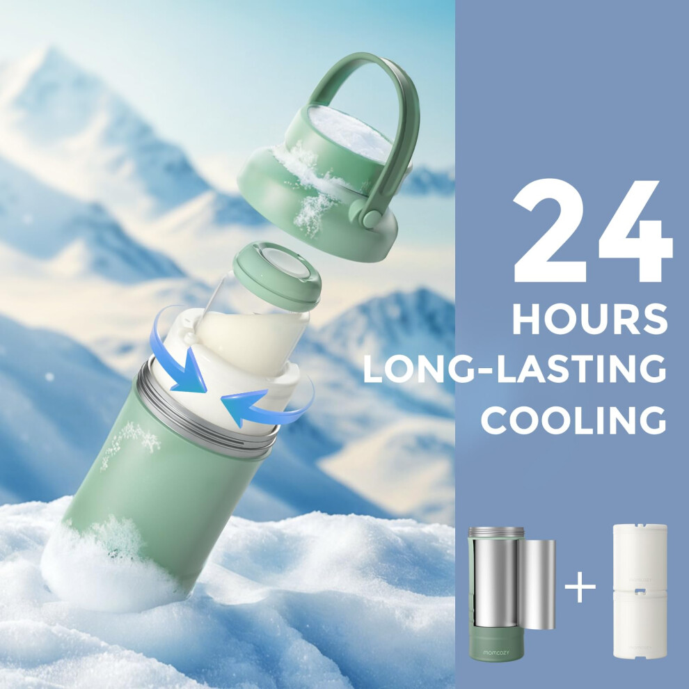 Momcozy 650Ml Portable Breast Milk Cooler For Outdoor Life Saver With