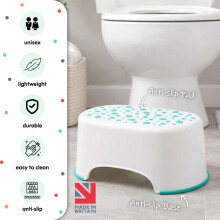 Toilet Training Seat Combo Unisex White for Safe Toddler Loo Potty Tra