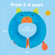 Trunki Kids Travel Neck Pillow and Chin Rest  Support Sleepy Heads in