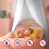 Vicloon Bed Canopy, Mosquito Net for Single Beds, Princess Canopy, 6