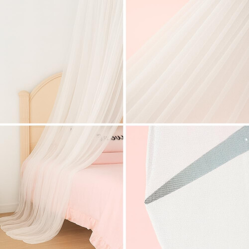 Vicloon Bed Canopy, Mosquito Net for Single Beds, Princess Canopy, 2