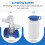 Milk Sampling Bottle, 200Ml Sampling Bottle Sampler Cow Milk Liquid Sampling Bottle Milk Container Corrosion-Resistant, Easy to Remove Milking Machine 4