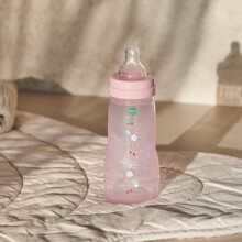 MAM Easy Active 6 Months Berry Colour 330 ml With Silicone Teat Ultra