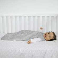 HALO Baby Sleeping Bag | 0.5 TOG SleepSack | 100% Cotton, Heather Grey Sleeping Sack For Newborn Babies | Easy Zip Access Nappy Change | Unisex, Boys