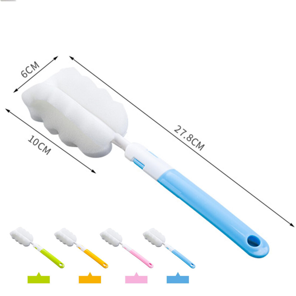 4 PCS Bottle Cleaning Brush Set  Long Handle Sponge  Nipple Brushes fo