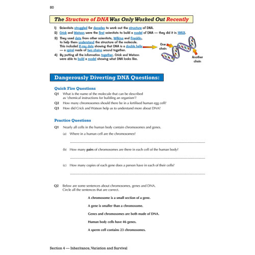 KS3 Biology Study & Question Book - Higher: for Years 7, 8 and 9 2