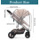 Universal Rain Cover for Pushchair, Rain Cover for Pram 2