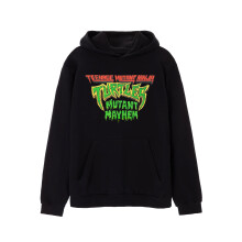 (3XL, Black) Teenage Mutant Ninja Turtles Mens Mayhem Logo Hoodie