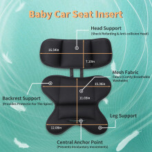 Twievo Infant Car Seat Insert Newborn Car Seat Insert and Head Support