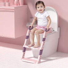 Taylor Brown Adjustable Potty Ladder Seat for Toilet Training with St