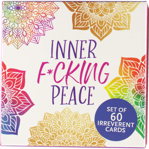 Inner Fucking Peace Motivational Card Deck (60 pack) 1