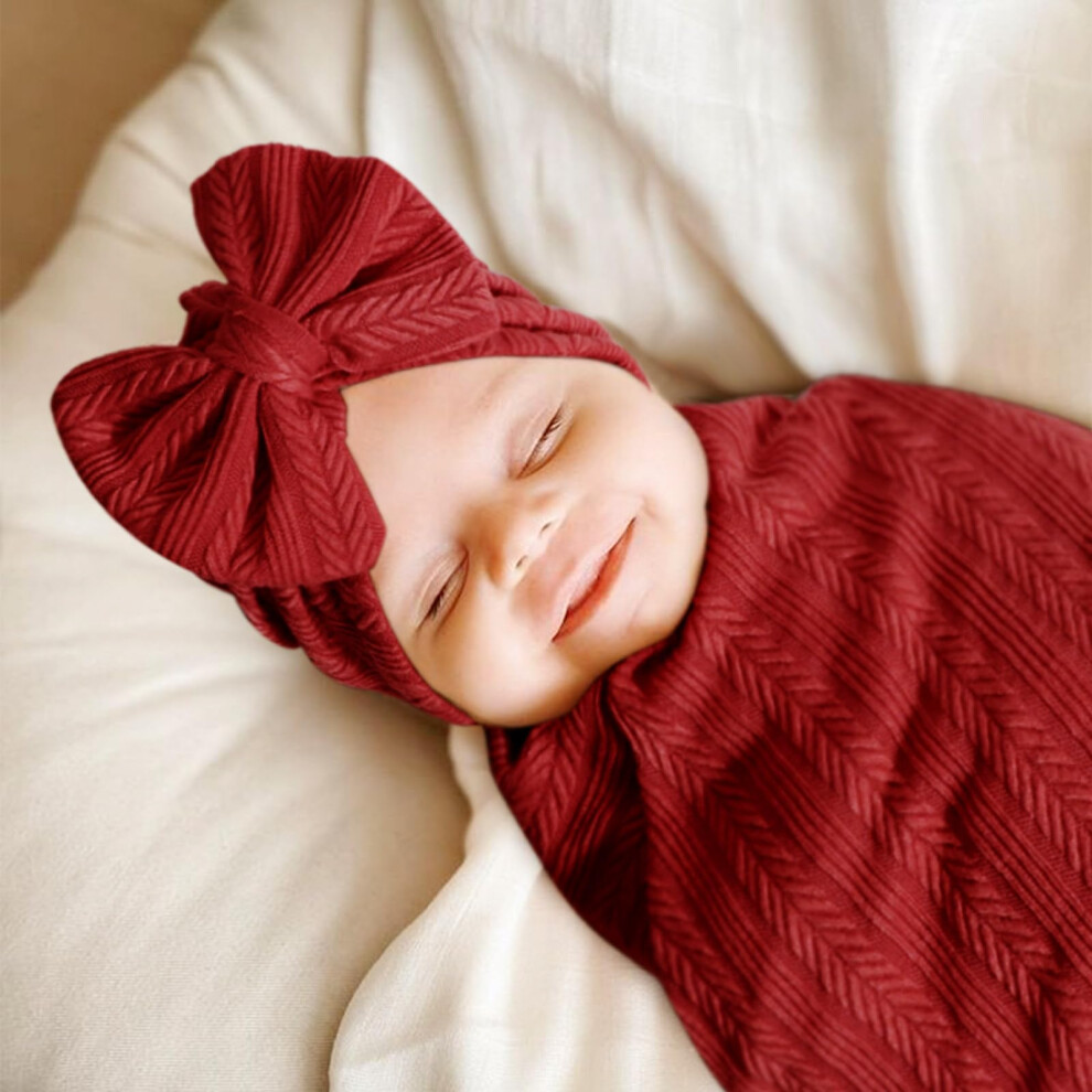 Dreshow Newborn Baby Blanket Soft Swaddle Blankets For Infant Swaddlin