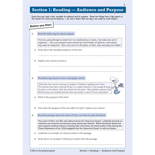 KS3 Year 9 English Targeted Workbook (with answers) 1