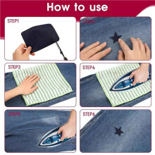 52 Pièces Thermocollantes pour la Réparation de Vêtements, Patchs en Tissu Multicolores pour Kits de Réparation de Jeans et de Vêtements