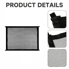 Wellrun 110x72cm Mesh Stair Gate for DogsNo Drill Portable Pet Safety