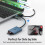 Acer acer SD Card Reader USB 3.0 with Cable, Aluminum Camera Memory Card Reader UHS-I, USB-A micro SD Adapter High Speed, Compatible with SDXC, micro SDHC 4