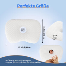 Babyezz Ear Piercing Pillow with an Ear Hole for CNH and Ear Pain Ear