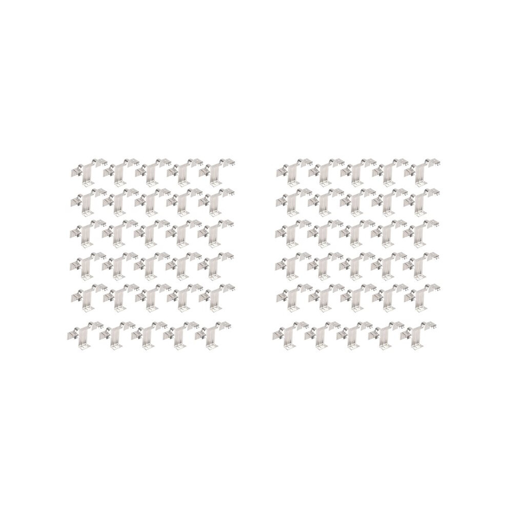 60Pcs Photovoltaic Panel Drainage Buckle Plate Solar Panel Water Drain Clip For Solar Panel Draining 40Mm 6032175044781