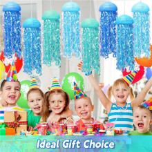 Paper Lanterns Set, 16Pcs Jellyfish Decorations for Under the Sea Partys Decorations Supplies, Jellyfish Lanterns