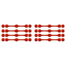 8 Boucles Magnétiques en Silicone pour Friteuse à Air, pour Maintenir les Doublures en Papier Sulfurisé de la Friteuse à Air, Doublures Jetables