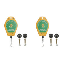 2X Intrekbare Veerbalancer, Lagerveergereedschap Lastbalancer 4 Voet Verstelbare Kabelretractor 3,3-6,6 Lbs (1,5-3 Kg)