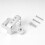 2X 3-Portar för , AEM Boost Controller Solenoidventilfäste Hållare Bracket Kit CNC Billet Aluminium Silver 4