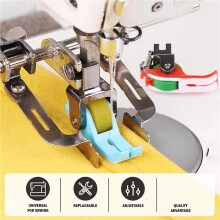 15er-Pack Schmaler Rollennähfuß, Rollennähfuß für Nähmaschine, Leder-Rollennähfuß