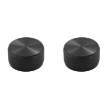 2szt. 34x17mm CNC Aluminiowa Gałka do Wzmacniacza Audio, Głośnika, DAC, CD, Gramofonu Potencjometr Wysoka Precyzja Kontrola Czarny