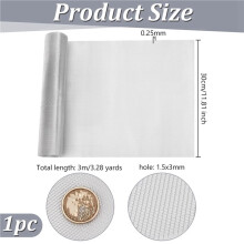 4pcs 3 Meters/9.8 Ft Aluminum Sculpting Wire Mesh 11.8 Inch Aluminum Wire Mesh Roll for Sculpting Clay -Wire Mesh