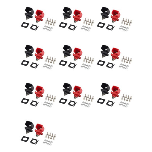 20pcs 200A  Storage Lithium Battery Terminal High Current Lithium Battery Copper Terminal Connector