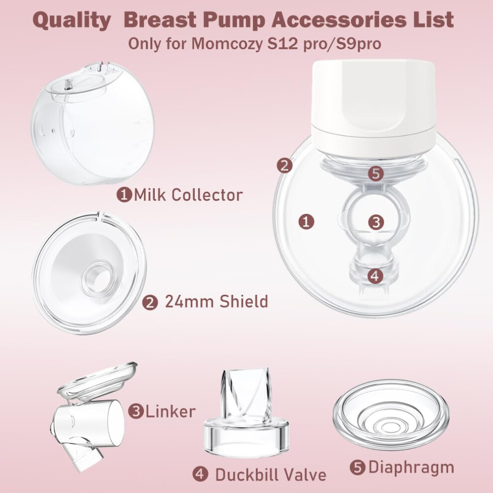 Ivaronal One Full Set Milk Collector Cup 21Mm Only Compatible With Momcozy S12