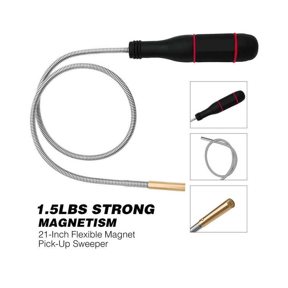 9 Pack Magnetic Pickup Tool- Extendable Magnet, Telescopic Magnetic Pick- Tool, Bendable Flexible Magnetic Pickup Tool 4713561218482