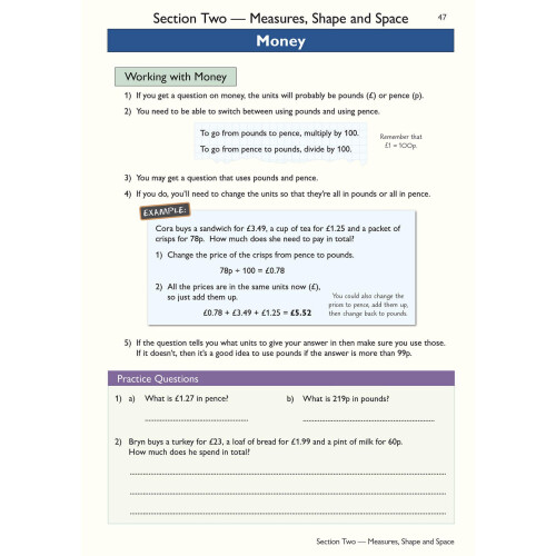 Functional Skills Maths Level 1 - Study & Test Practice 1