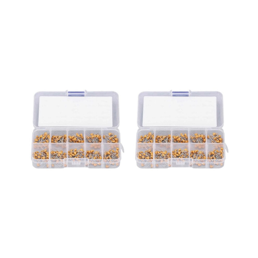 600Pcs 10Value 0.1Uf- 10Uf Monolithic Ceramic Capacitor Assortment Kit 4713765880904