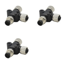 3X for NMEA 2000 3 Port Multiport T Connector Kit Silver 3 Way Adapter for Boat Marine Accessories